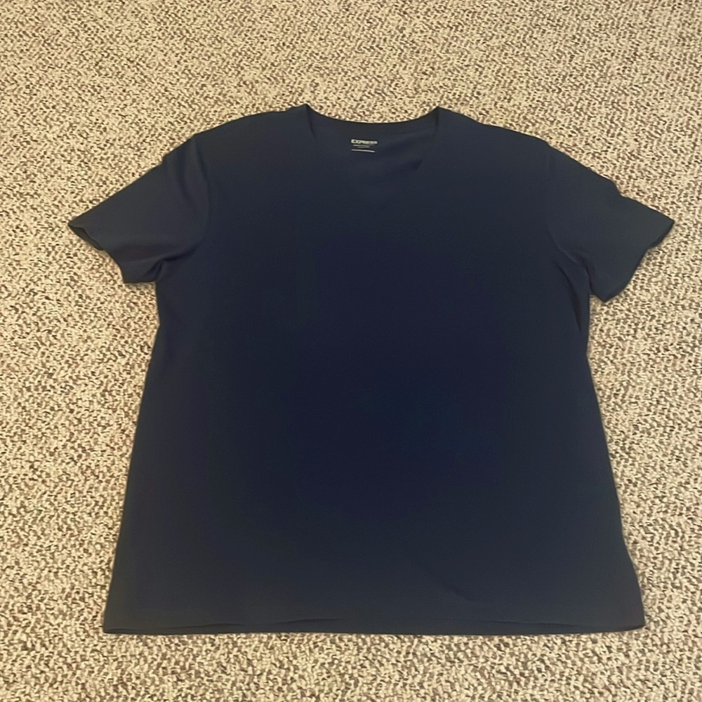 Express Men’s Navy V Neck Tee. Never worn. NWOT